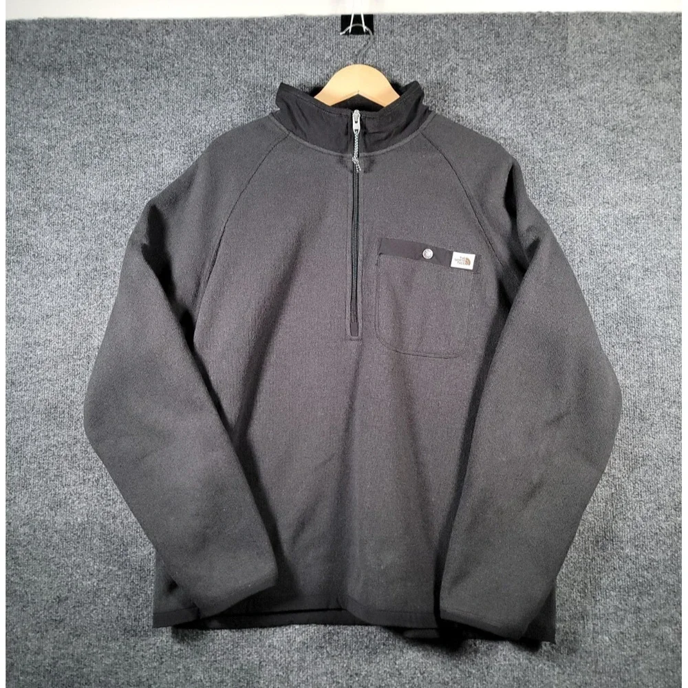 The North Face Gordon Lyons XL Pullover 1/4 Zip Mock Sweater Fleece NF0A5GL2 Men